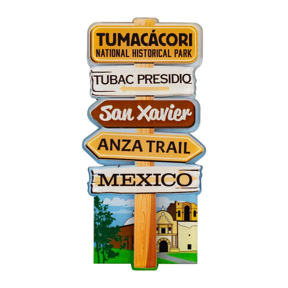 Tumacácori National Historical Park Magnet - Signpost
