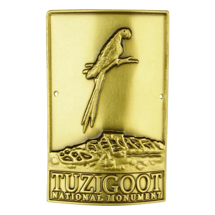 Tuzigoot National Monument Hiking Stick Medallion - Logo