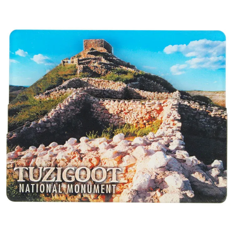 Tuzigoot National Monument Magnet - Pueblo 3D