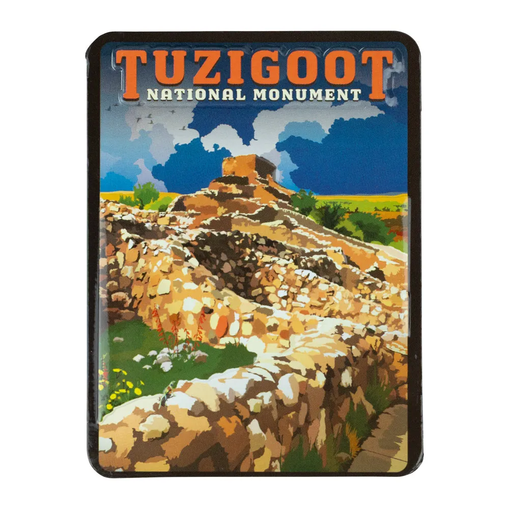 Tuzigoot National Monument Magnet - Retro Ranger