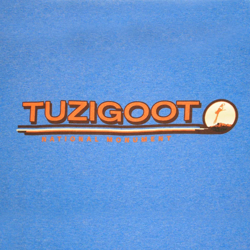 Tuzigoot National Monument T-Shirt - Retro Stripe - Image 2