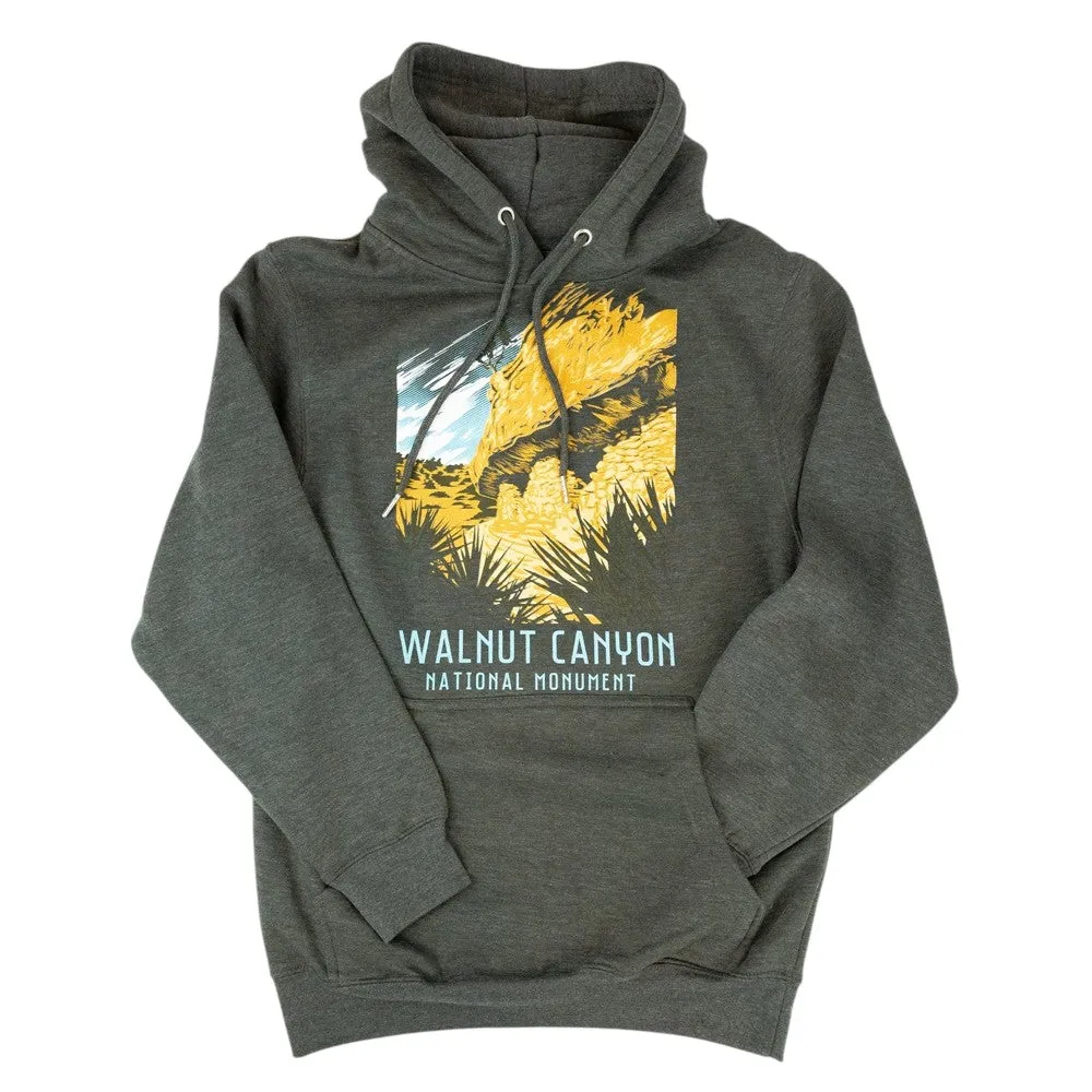 Walnut Canyon National Monument Fleece Hoodie - Milestone - Image 3