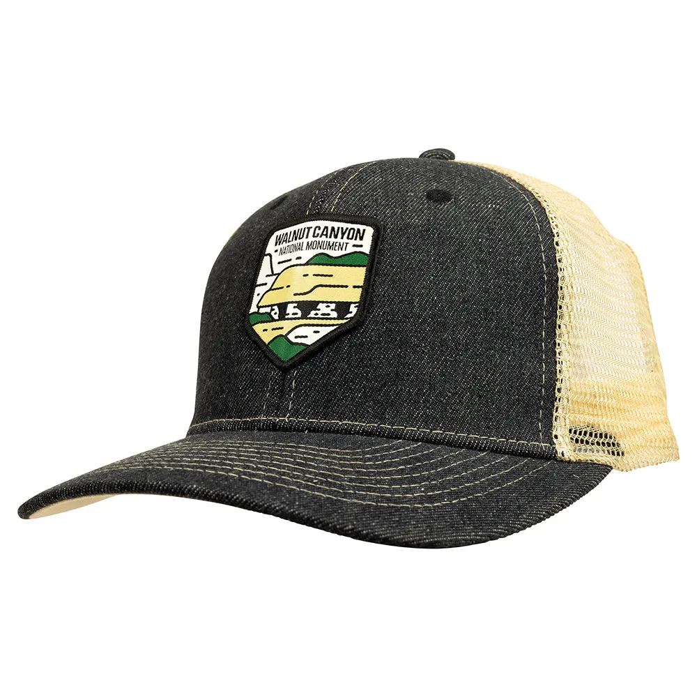 Walnut Canyon National Monument Mesh-Back Cap - Fell Logo - Image 3