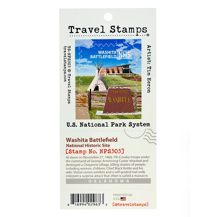 Washita Battlefield National Historic Site Travel Stamp