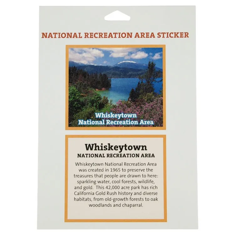Whiskeytown National Recreation Area Park Sticker