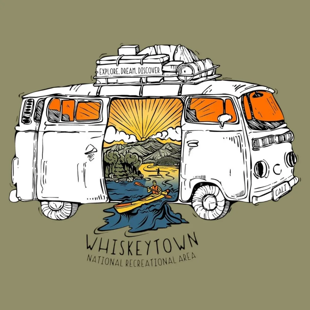 Whiskeytown National Recreation Area T-Shirt - Van Tour - Image 2
