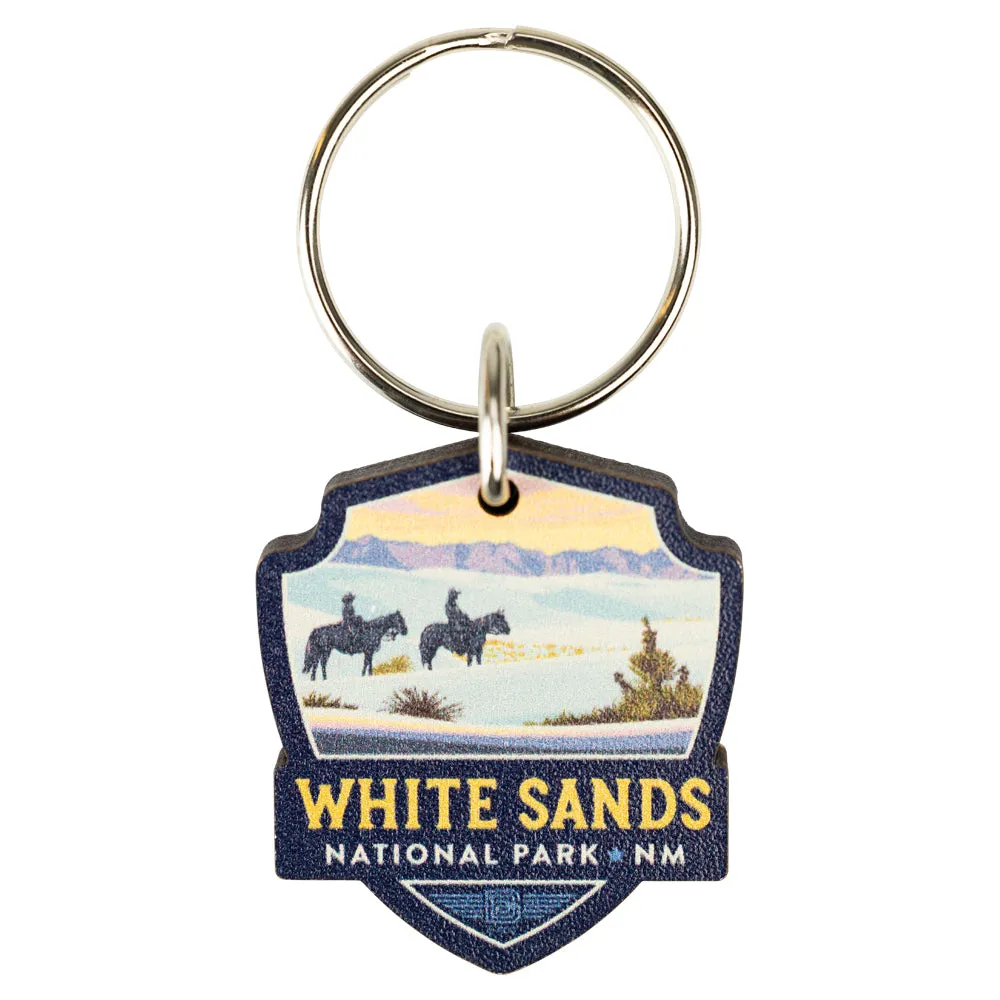 White Sands National Park Keychain - ADG Badge Graphic