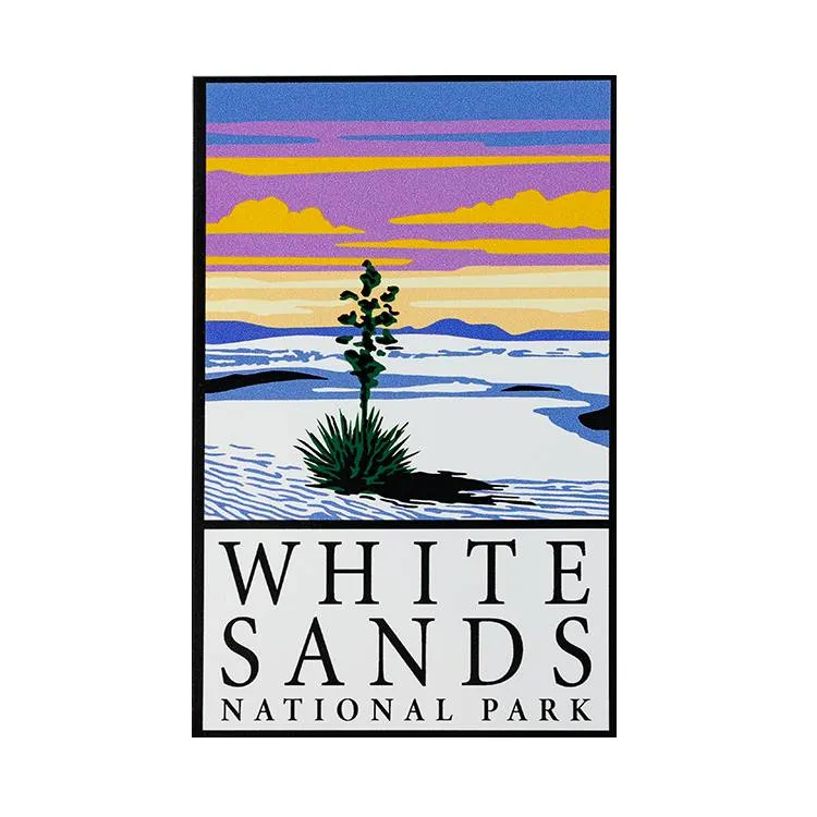 White Sands National Park Sticker - Logo