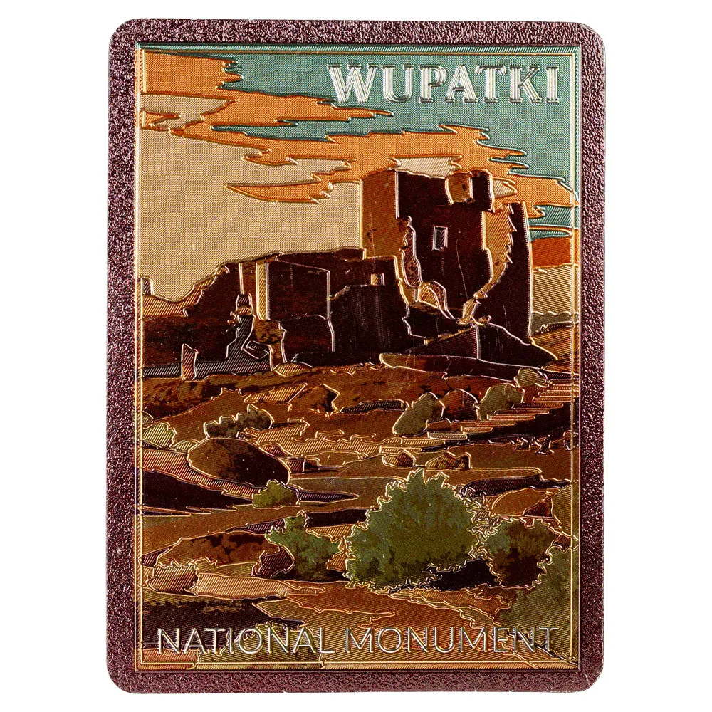 Wupatki National Monument Magnet - Retro Ranger