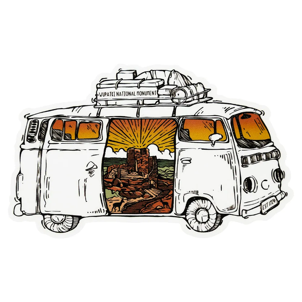 Wupatki National Monument Sticker - Van Tour
