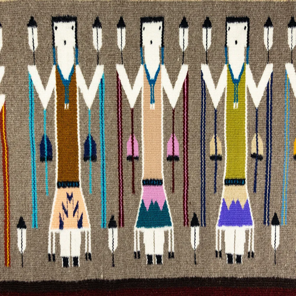 Yei Navajo Rug by Sandra Chischilly - Image 3