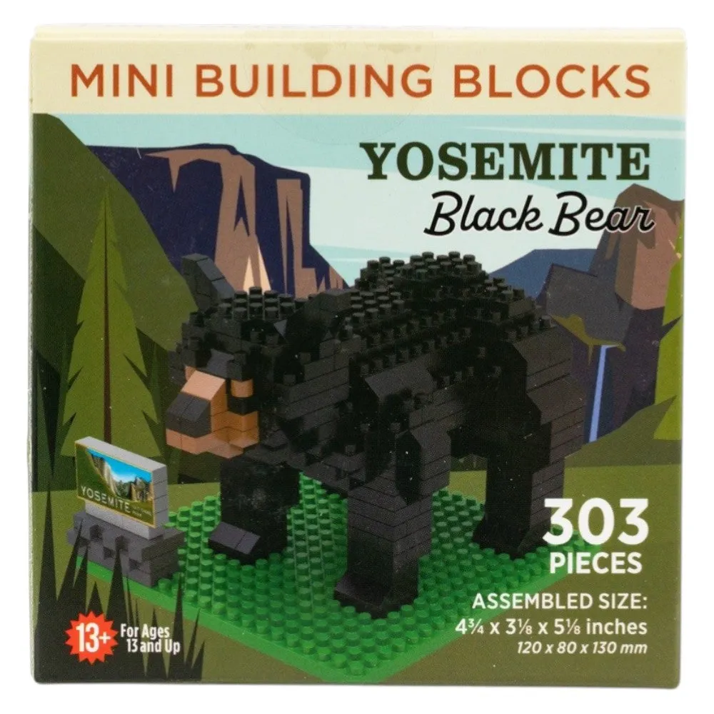 Yosemite National Park Black Bear Mini Block Set